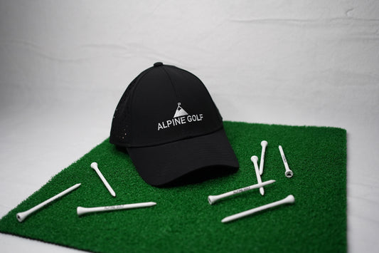 Alpine Golf Black Snapback