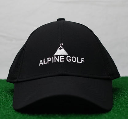 Alpine Golf Black Snapback